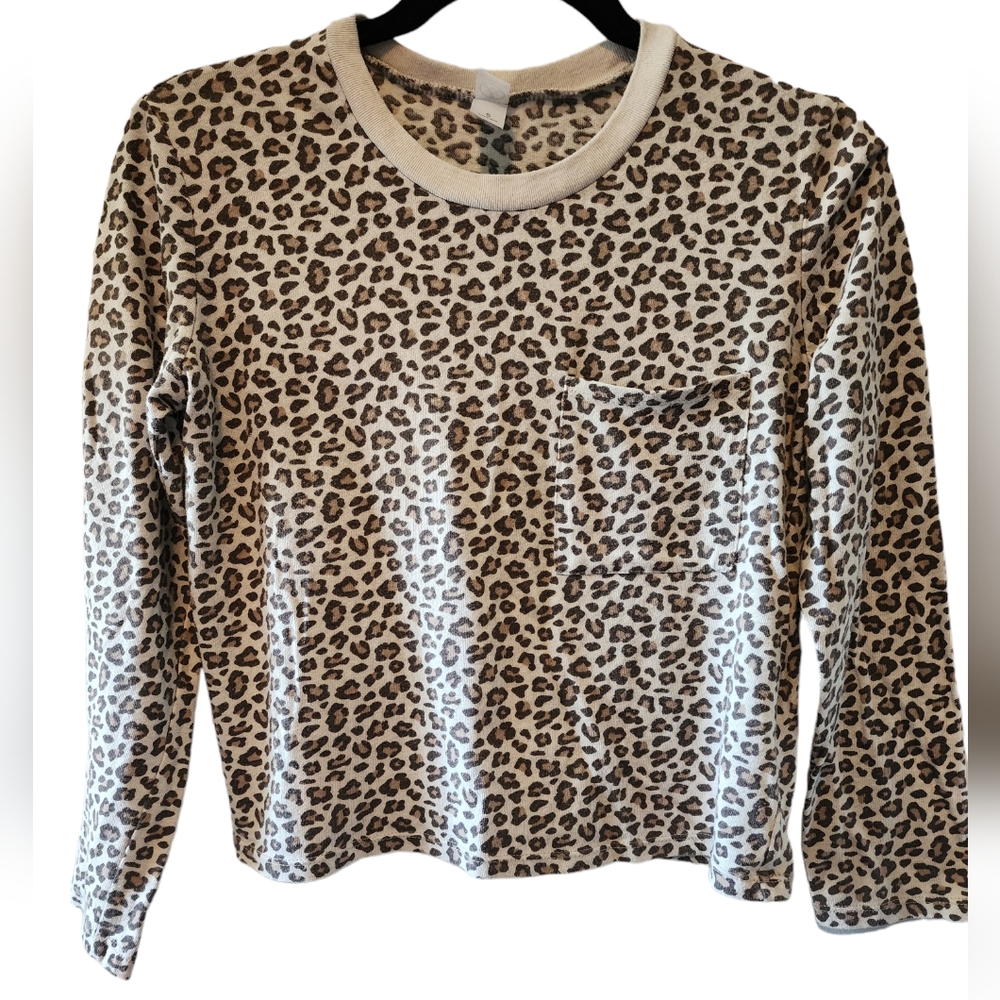 Long sleeve animal print tshirt